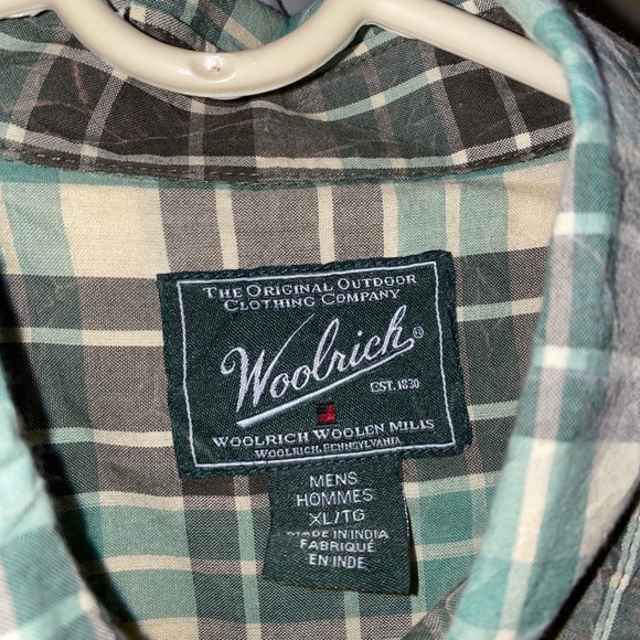 Woolrich Short-Sleeve Button Shirt XL - Picture 2 of 3